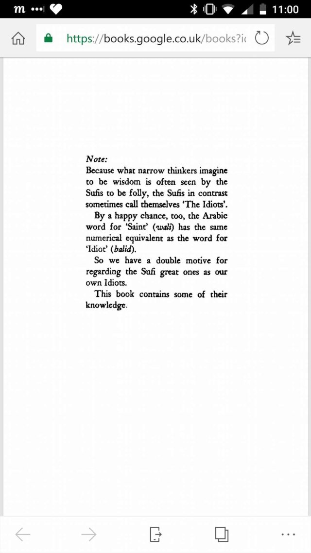 From Wisdom Of The Idiots by Idries Shah